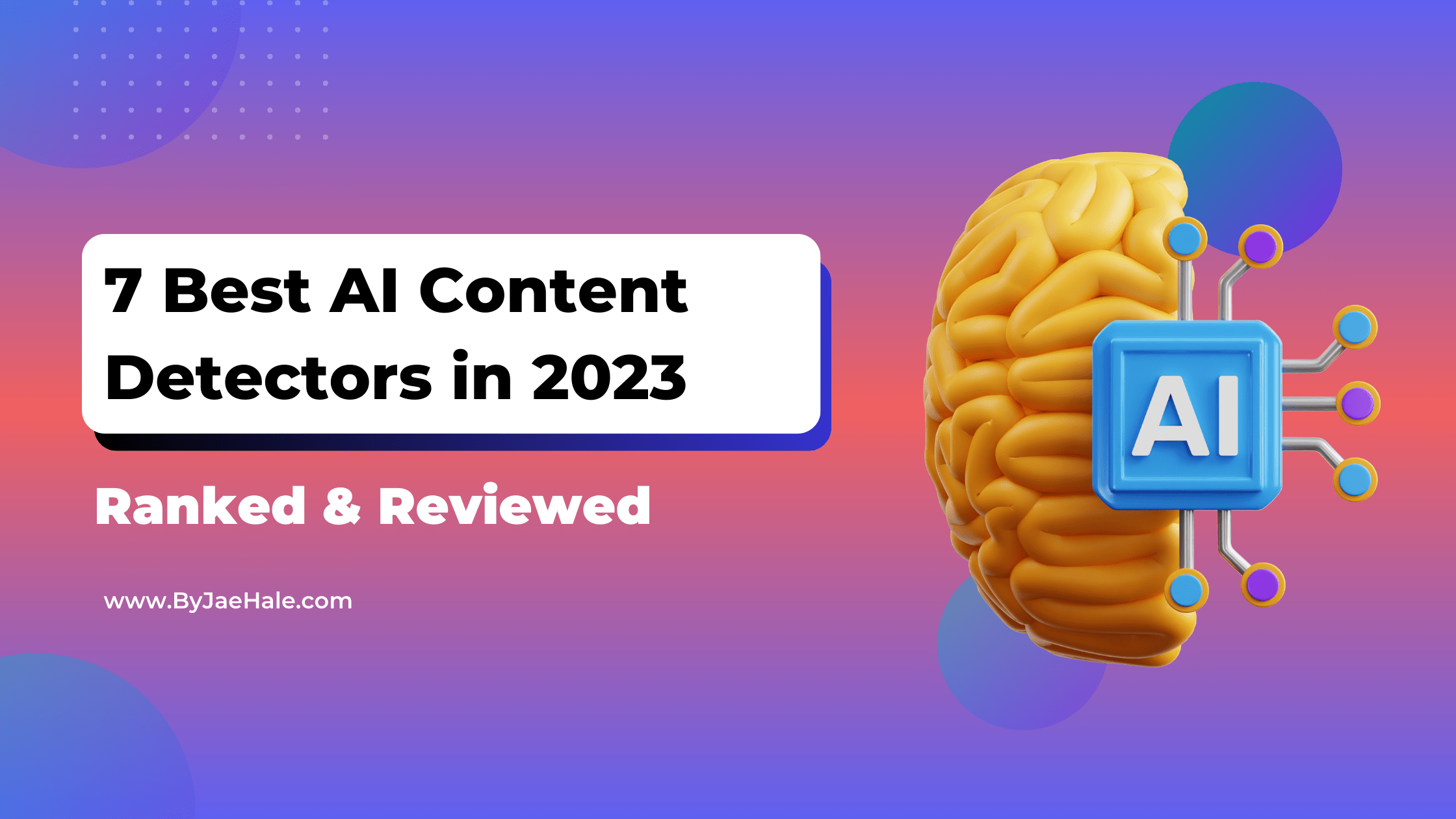 The best AI content detectors in 2023