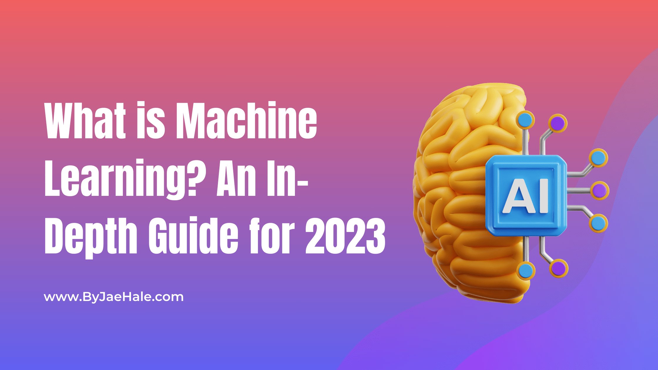 What is machine learning?